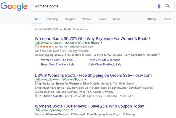 google ad label